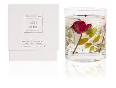 Red Rose Candle