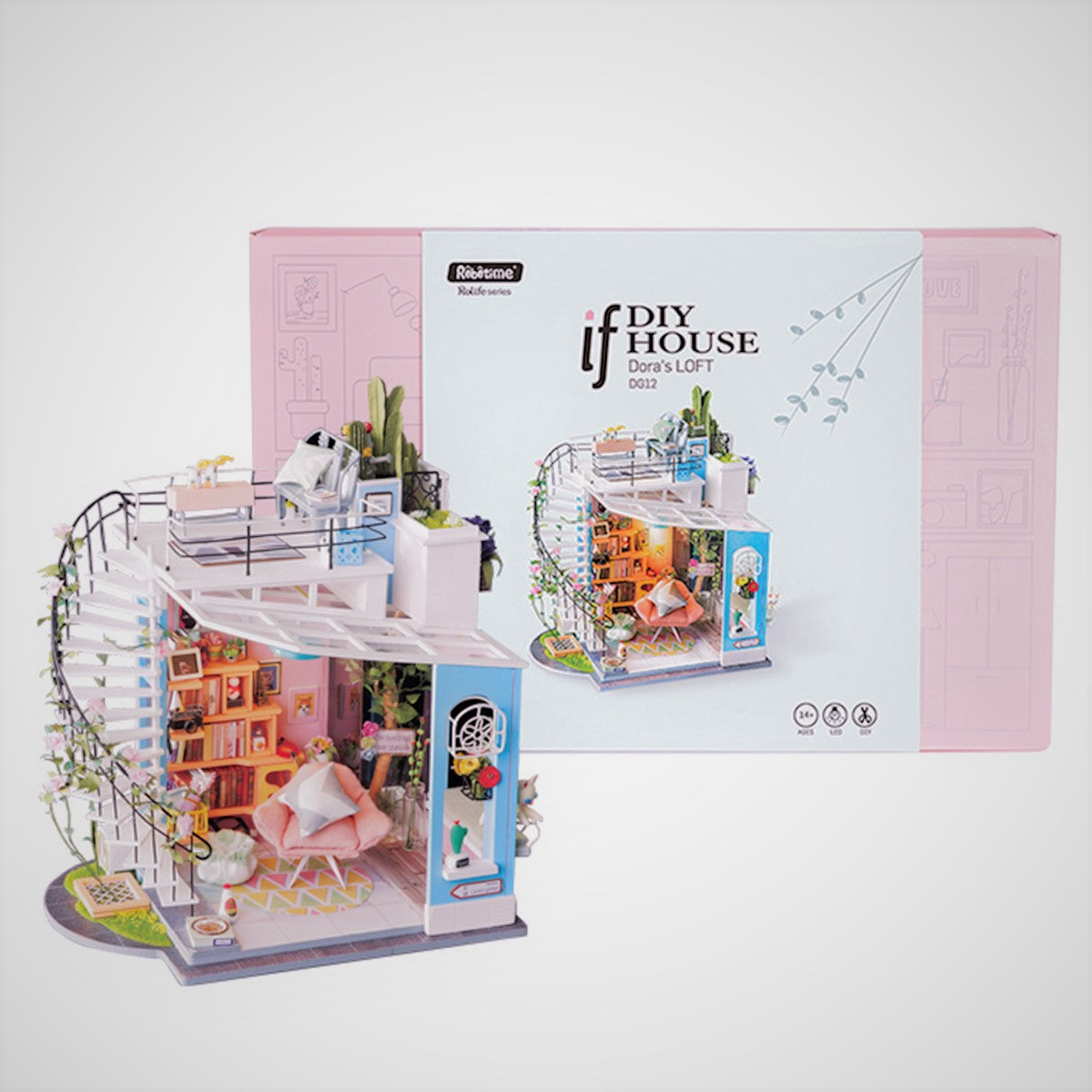 Dollhouse Kit-Dora’s Loft 12