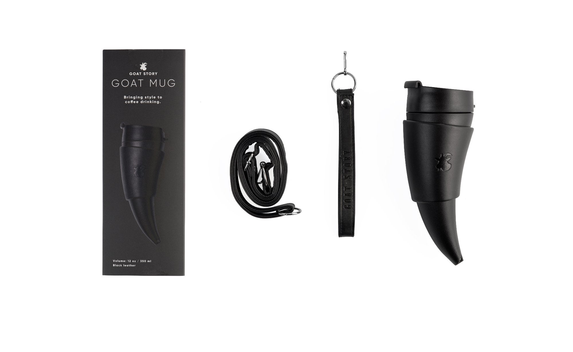 Goat Coffee Mug Brown Volume: 16 oz. / 470 ml