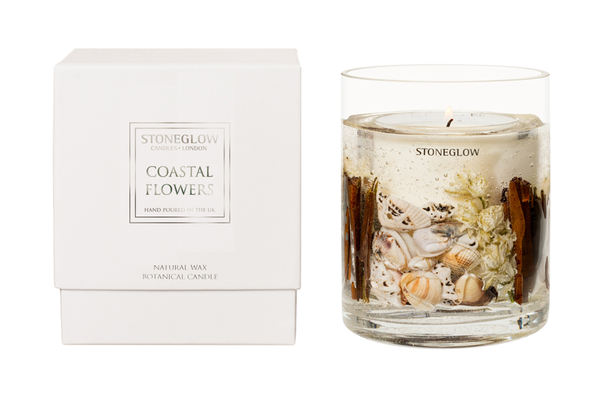 Coastal Flowers Candle