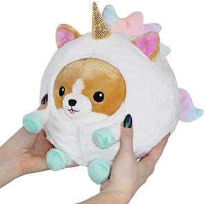 Undercover Corgi in Unicorn (7")