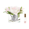 Five Rose in White Box - Pink Blush GMR62