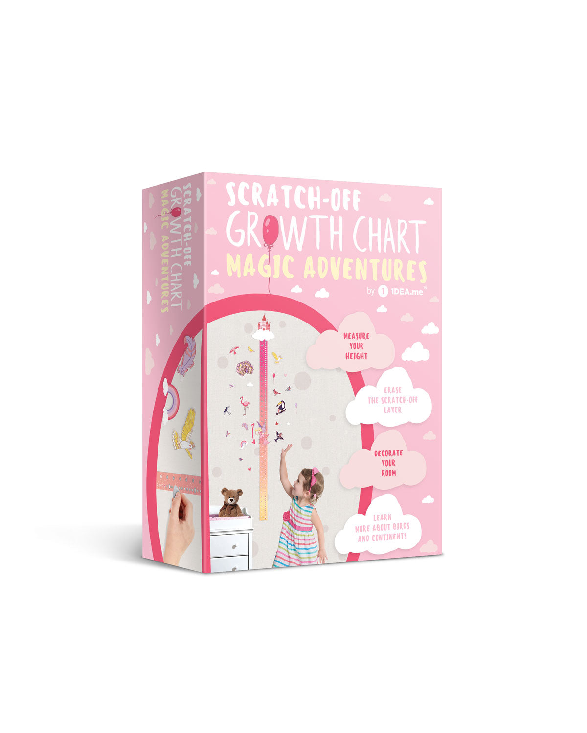 “MAGIC ADVENTURES” Scratch-off Wall Growth Chart