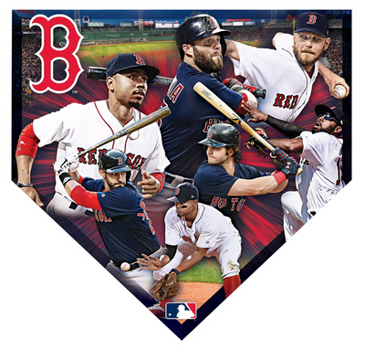 Boston Red Sox 500 Piece Home Plate Shaped