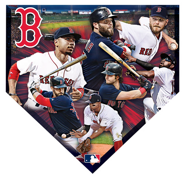 MLB Team Logos 500 Piece Homeplate Shaped Puzzle