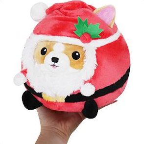 Undercover Corgi in Santa (7”)