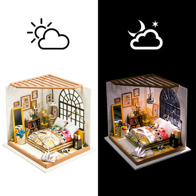 Dollhouse Kit- Alice's Dreamy Bedroom 107