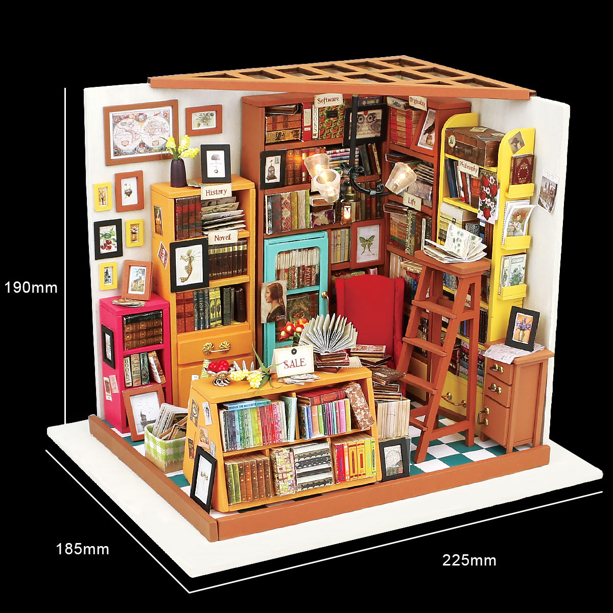 Dollhouse Kit- Sam's Study 102