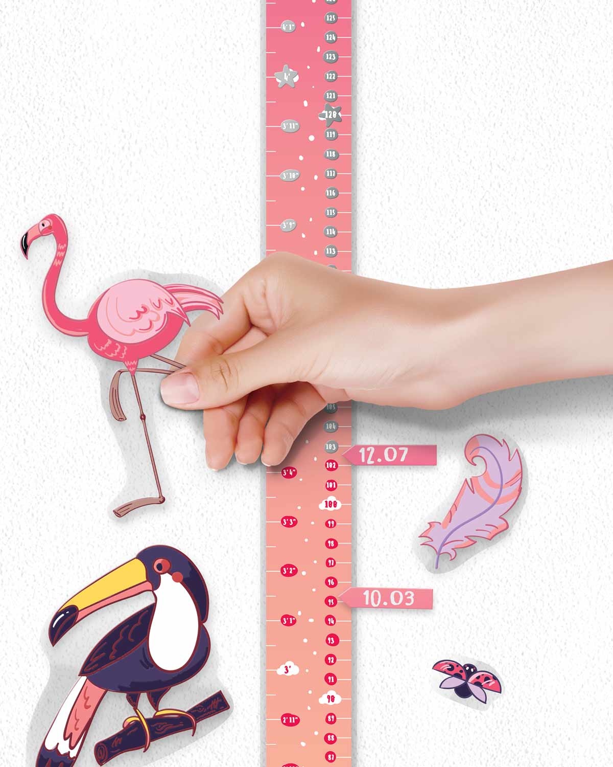 “MAGIC ADVENTURES” Scratch-off Wall Growth Chart