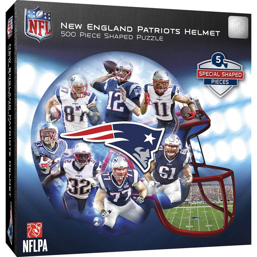 New England Patriots 500 Piece Helmet Shaped