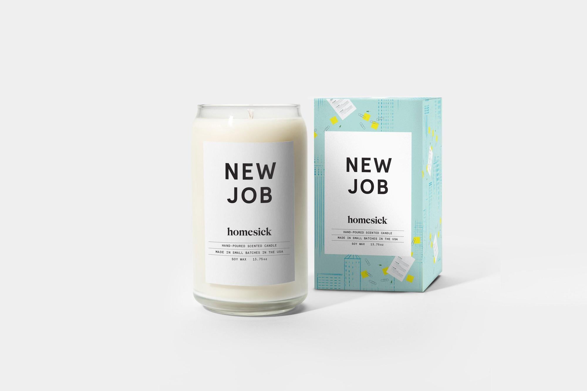 New Job Candle