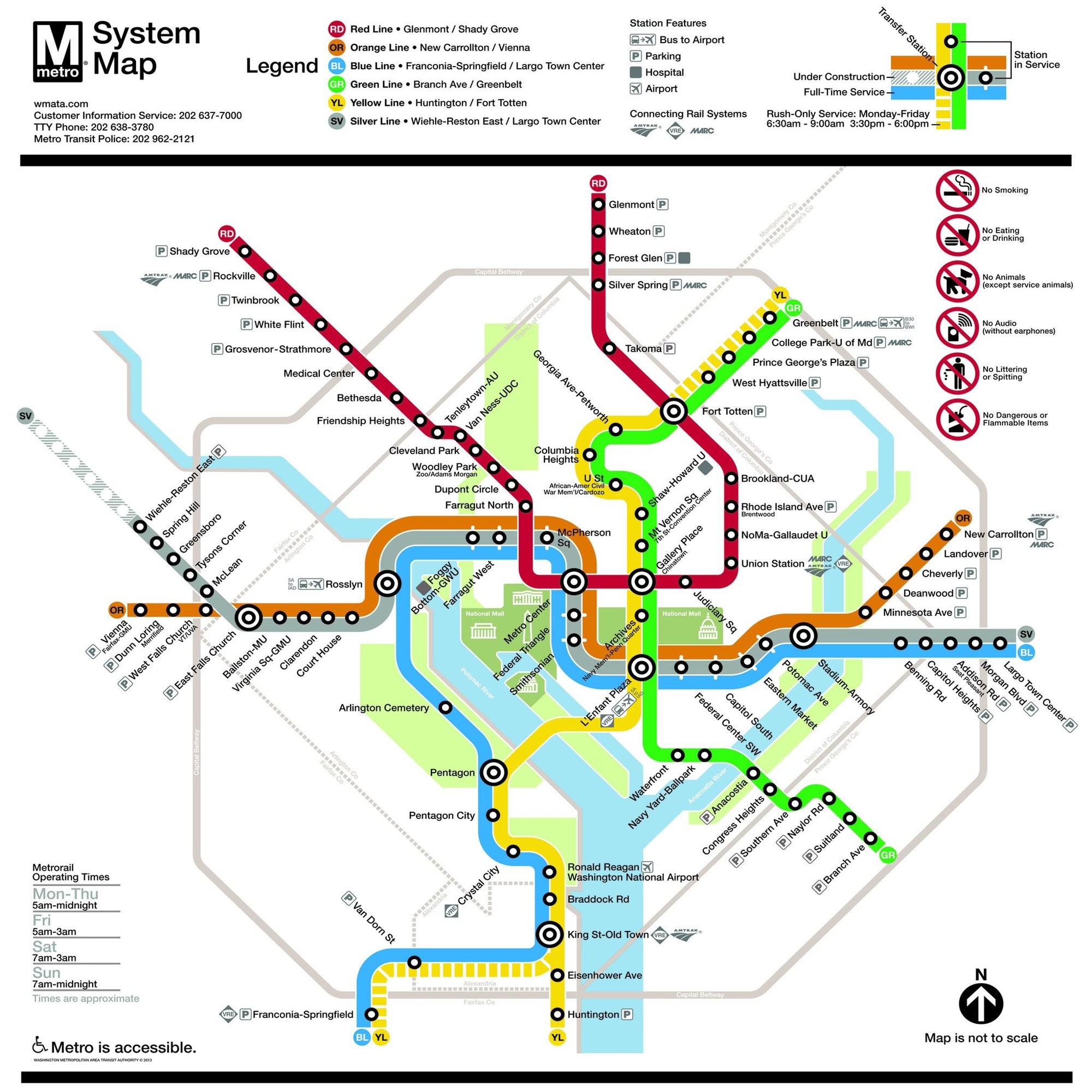 DC Metro Map